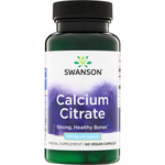 Swanson Cytrynian Wapnia 200 mg 60 kapsułek
