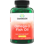 Swanson Omega-3 Fish Oil 180 EPA / 120 DHA 150 kapsułek
