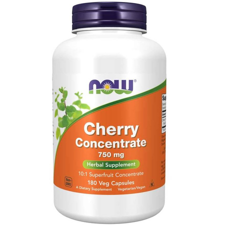 Now Foods Cherry Concentrate 750 mg 180 kapsułek