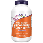 Now Foods Glukozamina i Chondroityna Extra Strength 240 tabletek