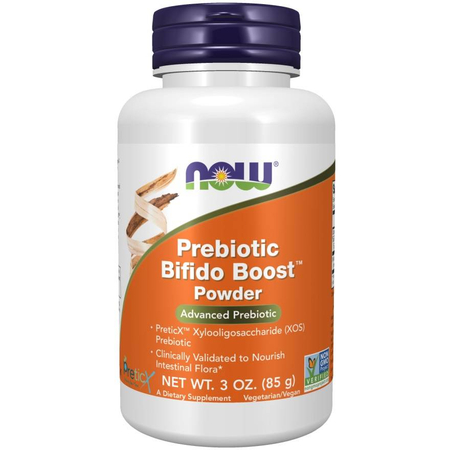 Now Foods Prebiotic Bifido Boost Puder 85 g