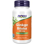 Now Foods Ginkgo Biloba 60 mg 60 kapsułek