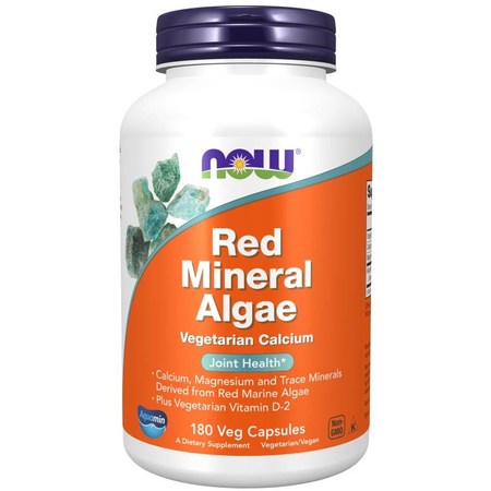 Now Foods Red Mineral Algae 180 veg kapsułek