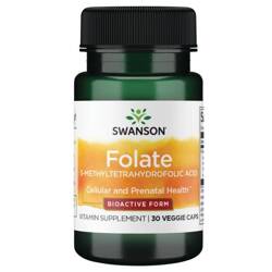Swanson Folian Quatrefolic 400 mcg 30 kapsułek