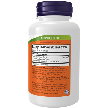 Now Foods Garlic 5000 90 tabletek