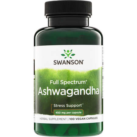 Swanson Ashwagandha 450 mg 100 kapsułek