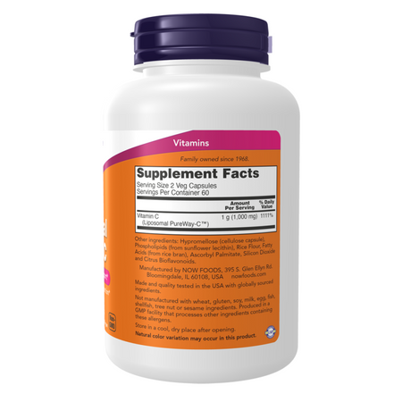 Now Foods Liposomal Vitamin C 120 veg kapsułek