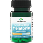 Swanson Melatonina 500 mcg 60 kapsułek