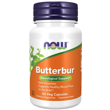 Now Foods Butterbur 75 mg 60 kapsułek