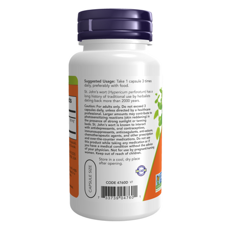 Now Foods Dziurawiec (St. John's Wort) 300 mg Extract 250 veg kapsułek