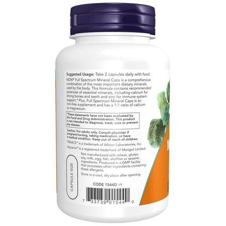 Now Foods Full Spectrum Mineral Caps 240 kapsułek