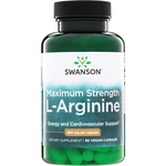 Swanson Maximum Strength L-Arginine 850 mg 90 kapsułek