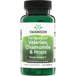 Swanson Valeriana, Rumianek i Chmiel 60 kapsułek