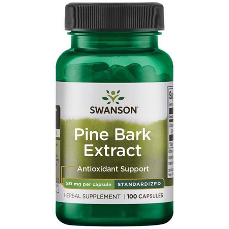 Swanson Kora Sosnowa (Pine Bark) Extract 50 mg 100 kapsułek
