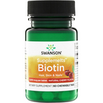 Swanson Biotyna 60 tabletek do ssania