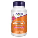 Now Foods Witamina D 1000 IU Dry 120 veg kapsułek