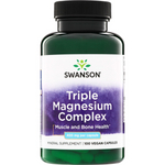 Swanson Triple Magnesium Complex 400 mg 100 kapsułek