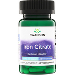 Swanson Cytrynian Żelaza 25 mg 60 kapsułek