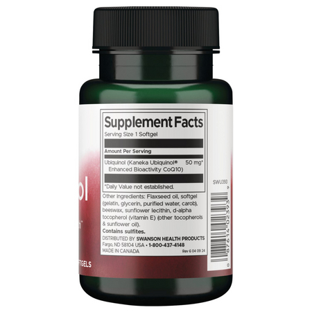 Swanson Ubiquinol Koenzym Q10 50 mg 60 kapsułek