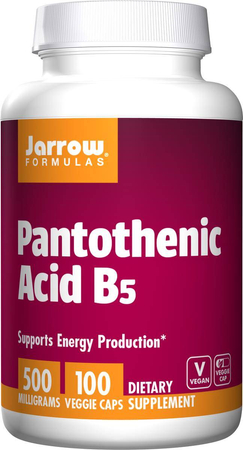 Jarrow Witamina B5 (Kwas pantotenowy) 500 mg 100 kapsułek