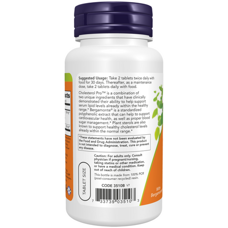 Now Foods Cholesterol Pro 120 tabletek