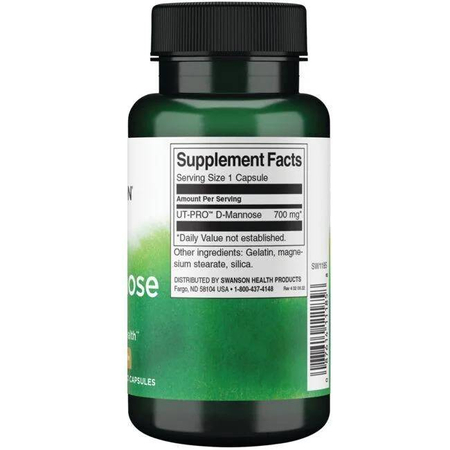 Swanson D-Mannoza 700 mg 60 kapsułek