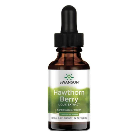 Swanson Głóg (Hawthorn) Extract 29,6ml krople