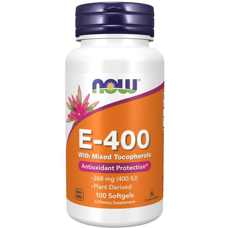 Now Foods Witamina E-400 100 kapsułek