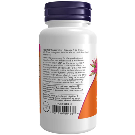 Now Foods Methyl B-12 1000 mcg 100 tabletek