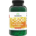 Swanson Witamina C 500 mg z Dziką Różą 400 kapsułek