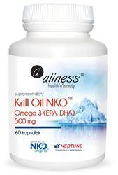 Aliness Olej z Kryla (Krill Oil) 500 mg 60 kapsułek