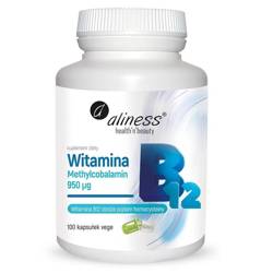 Aliness Witamina B12 Metylokobalamina 950 mcg 100 kapsułek vege