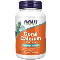 Now Foods Coral Calcium 1000 mg 100 kapsułek