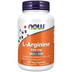 Now Foods L-Arginina 500 mg 250 kapsułek