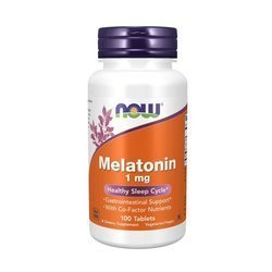 Now Foods Melatonina 1 mg 100 tabletek