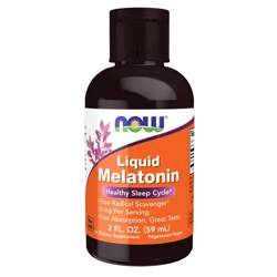 Now Foods Melatonina Liquid 59 ml krople