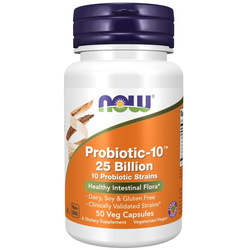 Now Foods Probiotic-10 (25 miliardów) 50 kapsułek