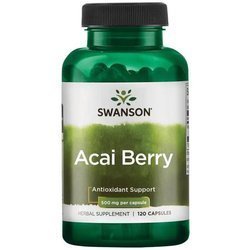 Swanson Acai Berry 500 mg 120 kapsułek