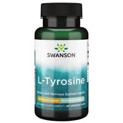 Swanson AjiPure L-Tyrozyna 500 mg 60 kapsułek