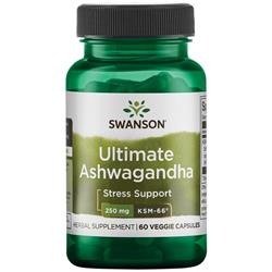 Swanson Ashwagandha KSM-66 250 mg 60 kapsułek