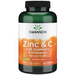 Swanson Czarny Bez + Cynk + Witamina C + Echinacea (Immune) 60 tabletek