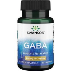 Swanson GABA (Kwas Gamma Aminomasłowy) 250 mg 60 kapsułek