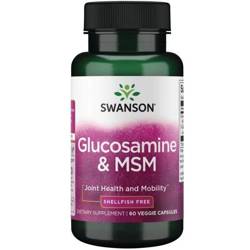 Swanson Glukozamina i MSM 60 kapsułek