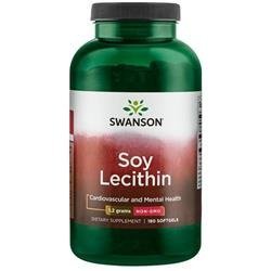 Swanson Lecytyna Sojowa bez GMO 1200 mg 180 kapsułek