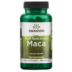 Swanson Maca (Lepidium meyenii) 500 mg 100 kapsułek