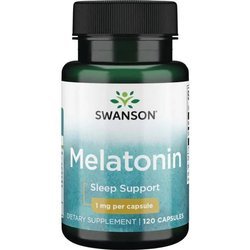 Swanson Melatonina 1 mg 120 kapsułek