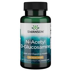 Swanson N-Acetylo D-Glukozamina (NAG) 750 mg 60 kapsułek