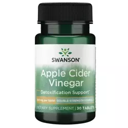 Swanson Ocet jabłkowy (Cider Vinegar) Double Strength 200 mg 30 tabletek