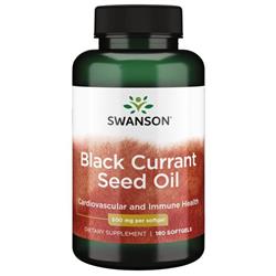 Swanson Olej z Czarnej Porzeczki (Black Currant Oil) 500 mg 180 kapsułek