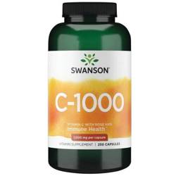 Swanson Witamina C 1000 mg z Dziką Różą 250 kapsułek